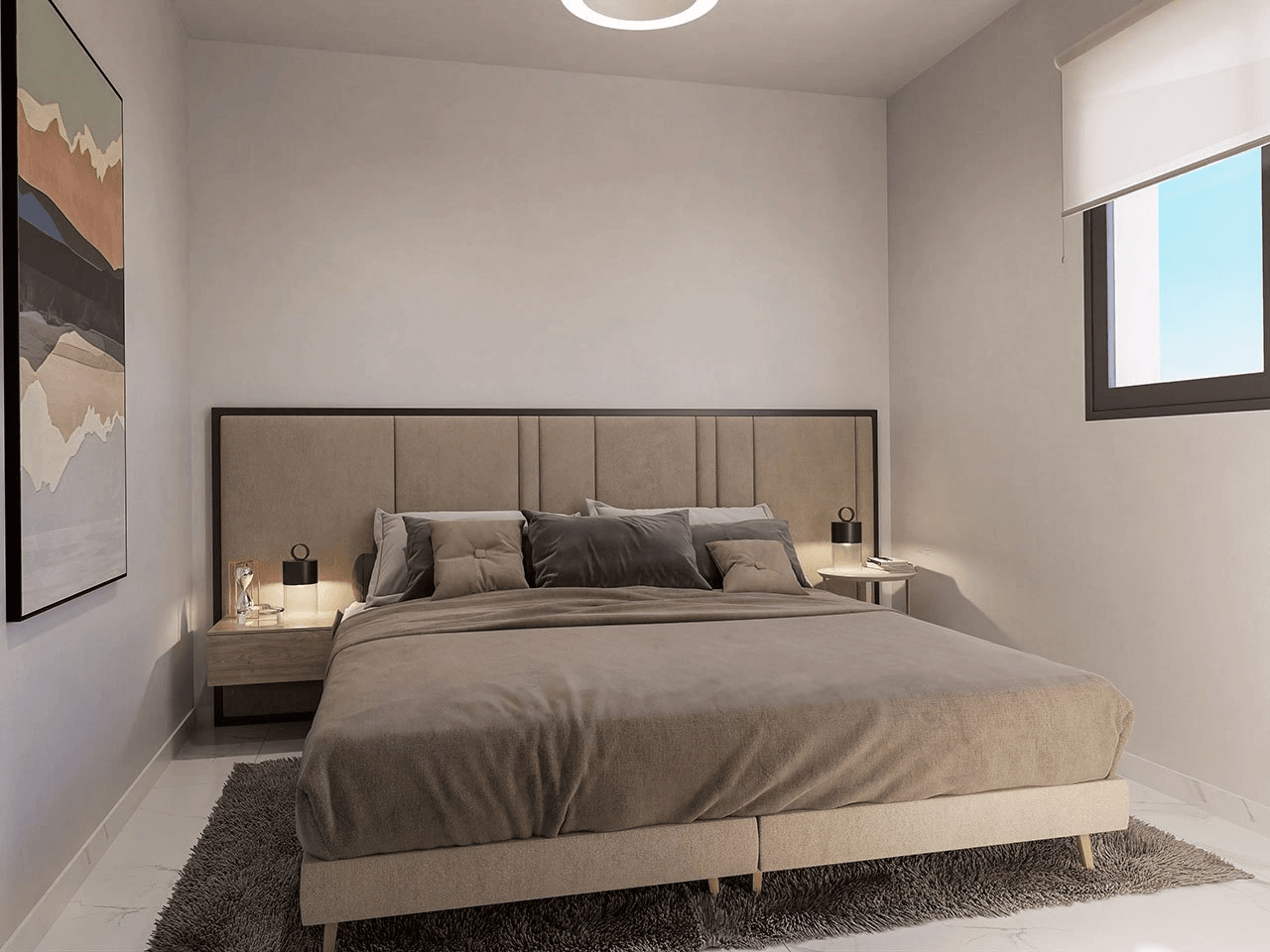 Penthouses avec 3 chambres, 2 salles de bain, toit-terrasse, parking privé, piscines communes et jacuzzis chauffés