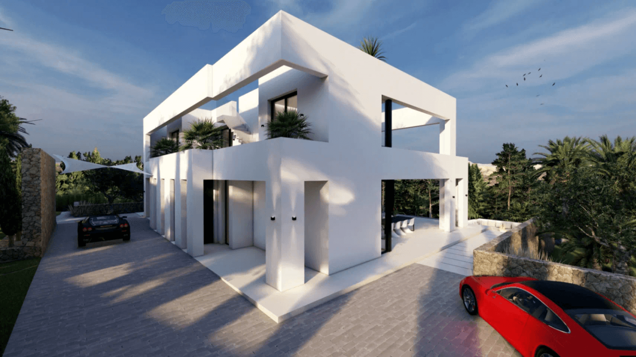 Robuste villa neuve à vendre à Benissa