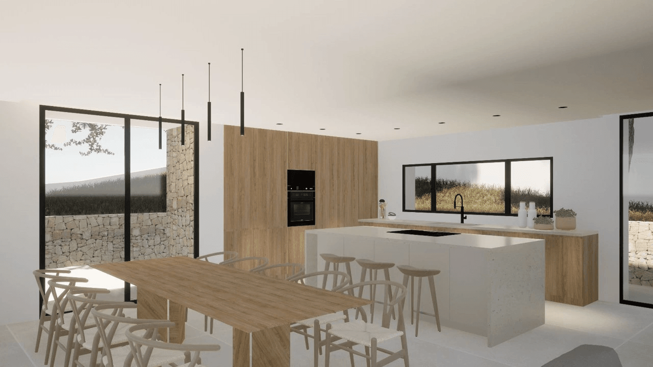 Projet de superbe villa moderne à vendre à Moraira