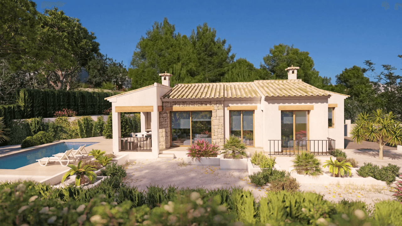 Projet de villa d’un étage à vendre à Benissa