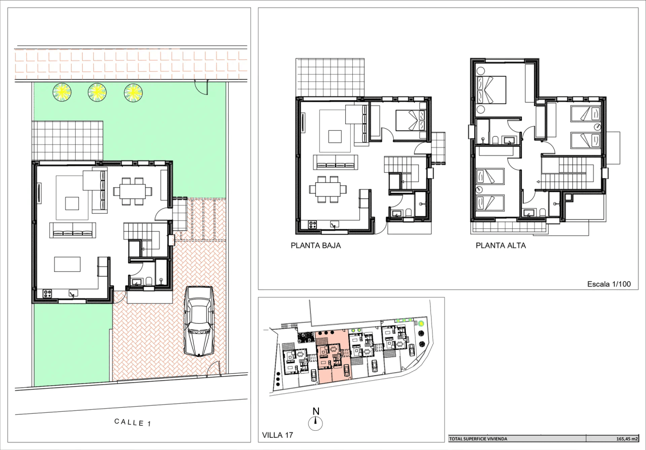 3 Schlafzimmer, 3 Badezimmer, Freistehende Villen in Denia