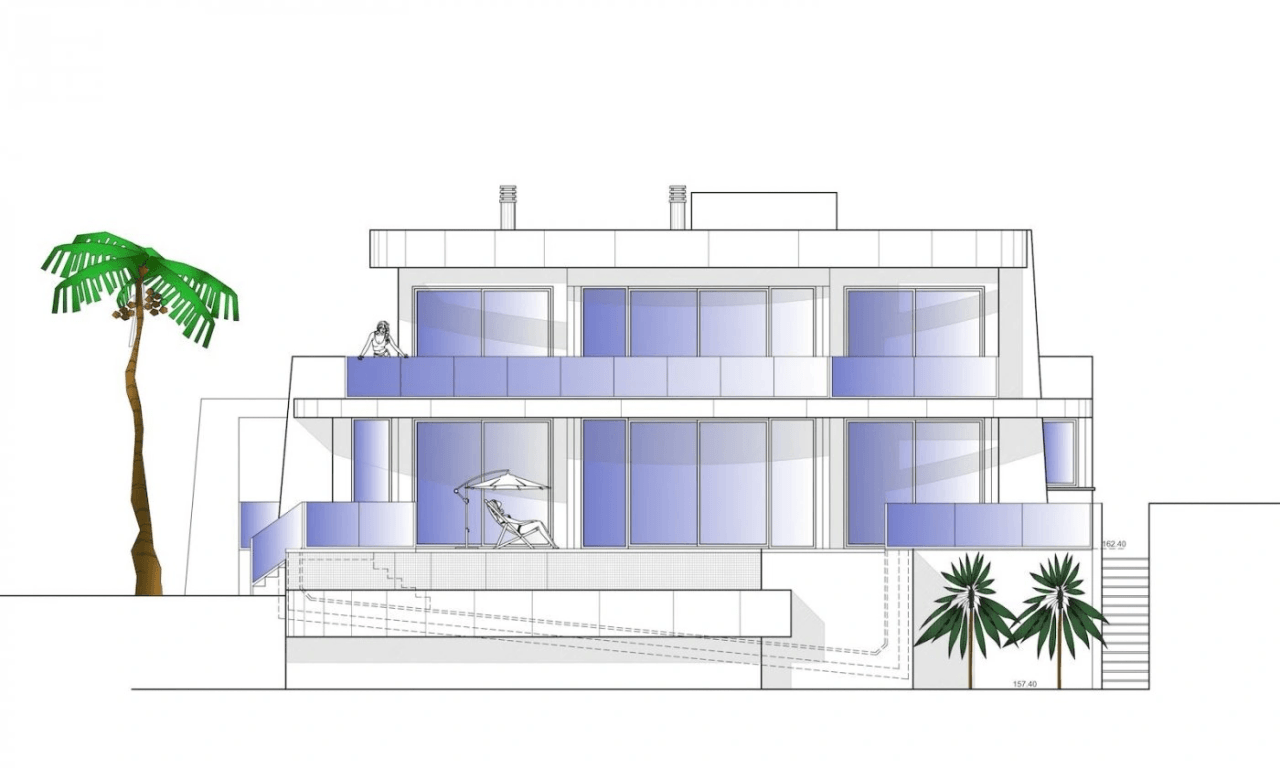 PROYECTO: NUEVO CHALET DE LUJO EN MORAIRA CON VISTAS PANORÁMICAS AL MAR