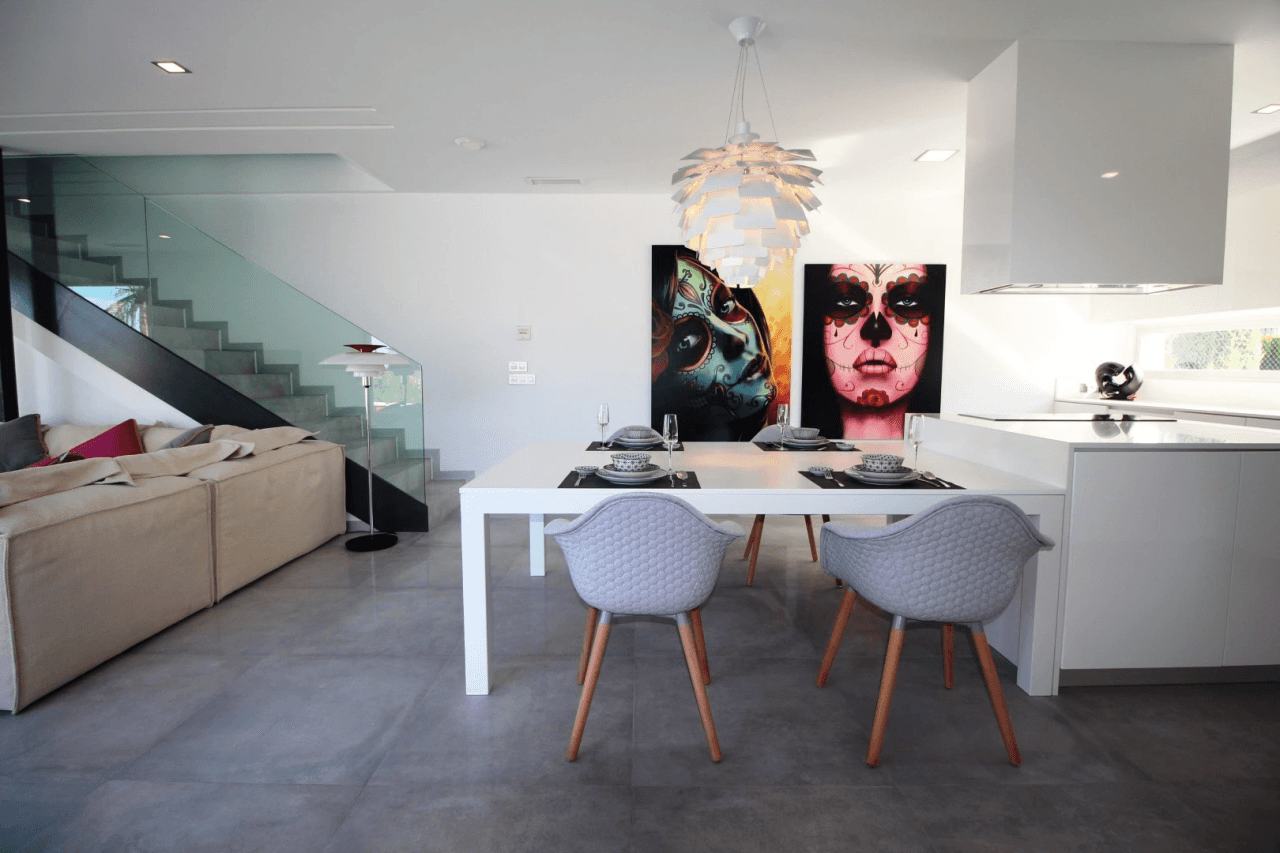 3 chambre 3 salle de bains Villa avec vue sur la mer à Finestrat