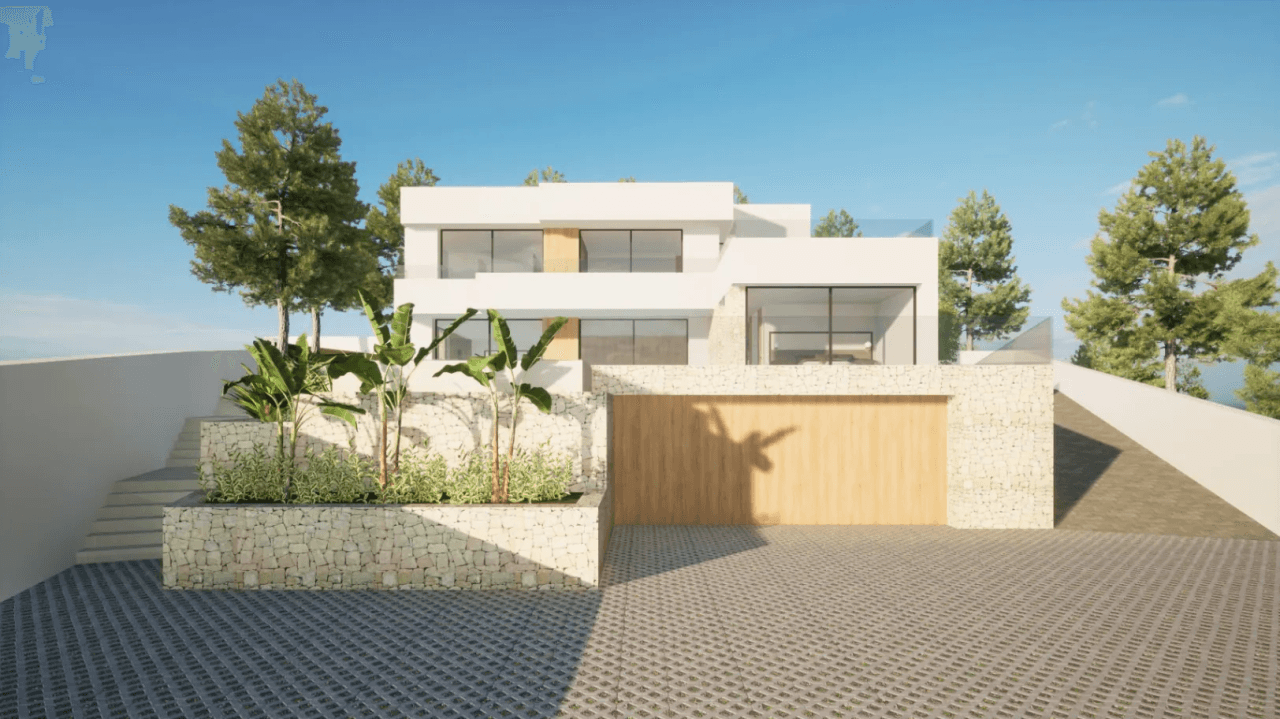 Projet de superbe villa moderne à vendre à Moraira