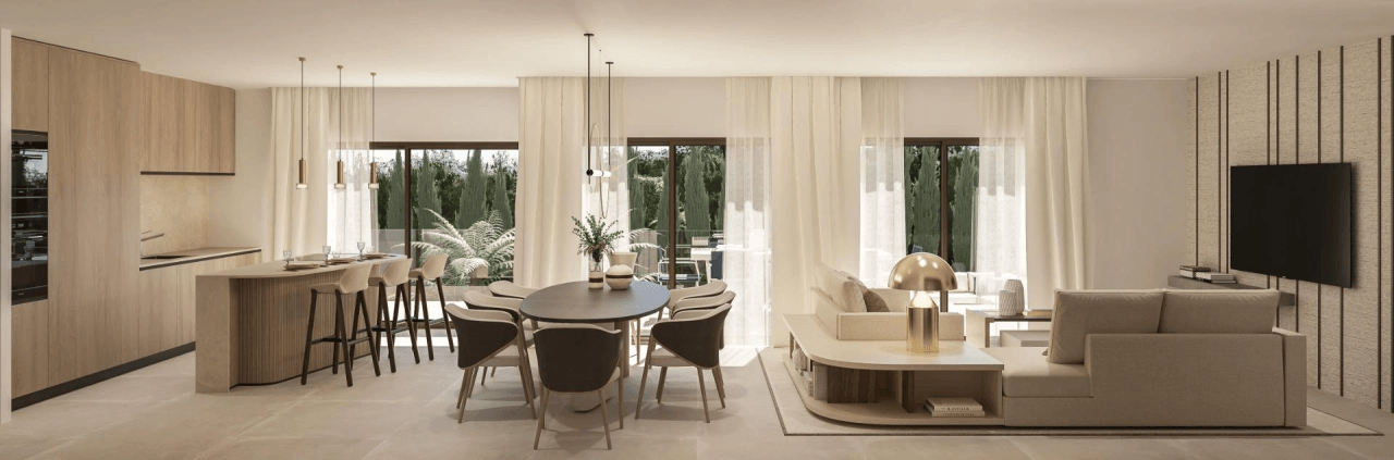 VILLA MODERNE À JAVEA AVEC VUE SUR LA MONTAGNE ET LA MER.