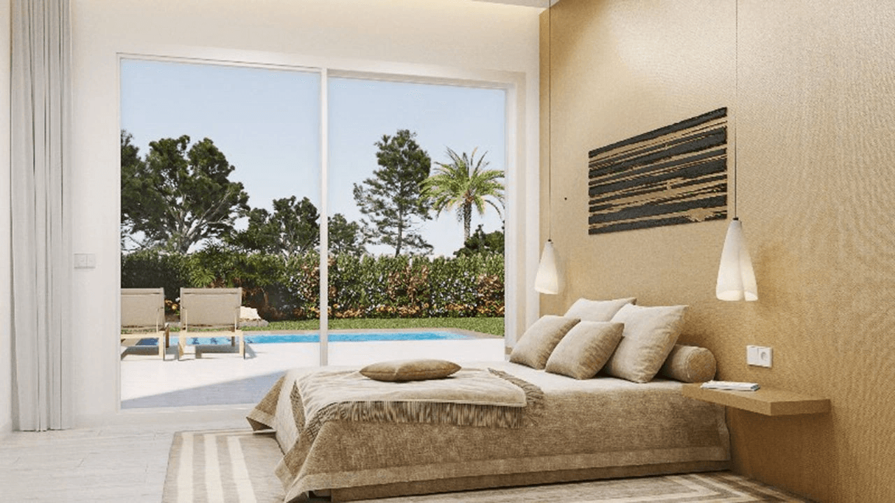 Villas exclusives de 4 chambres et 3 salles de bains dans un complexe de golf