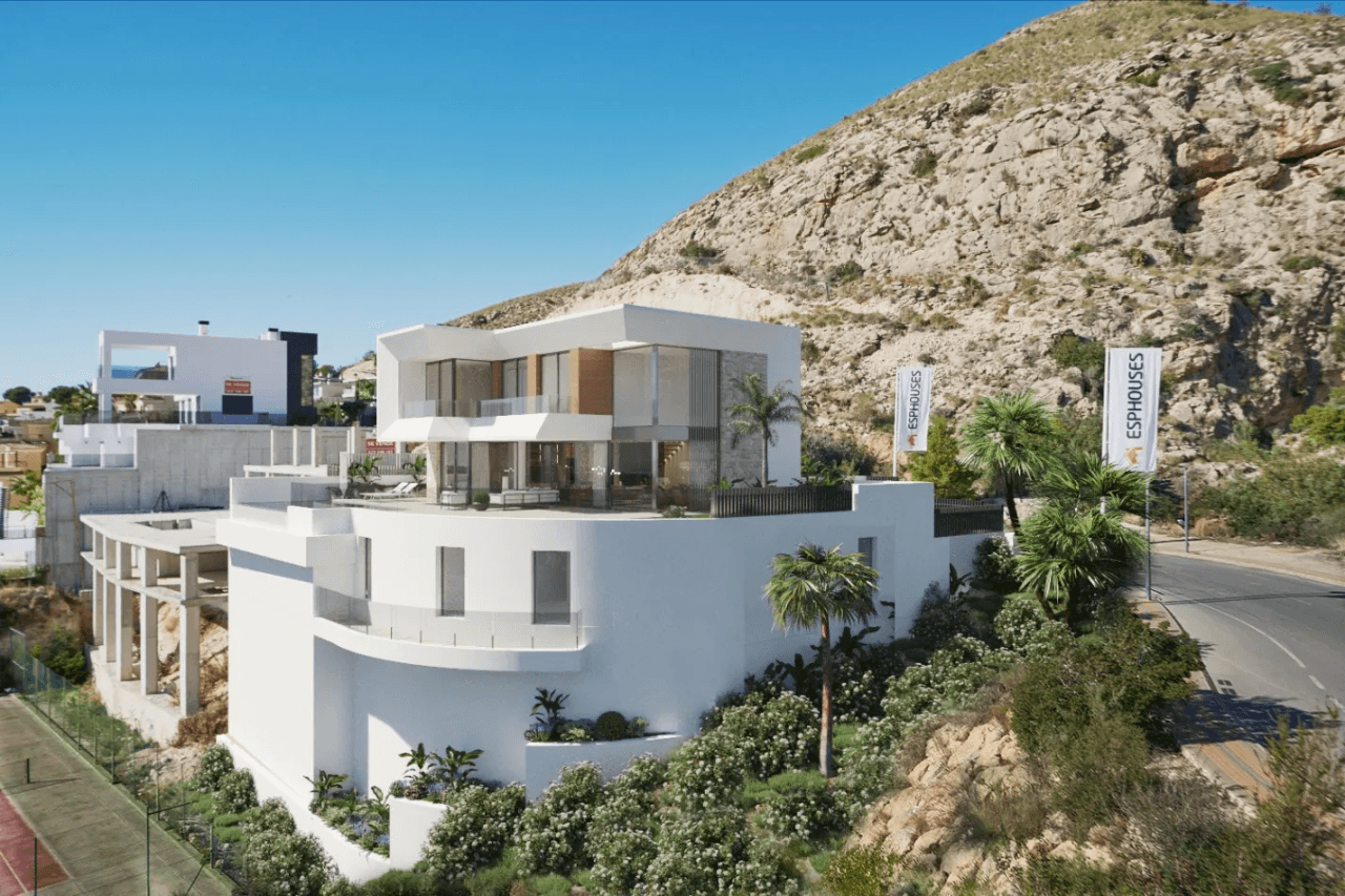 Superbe villa de luxe vue mer à vendre à Finestrat