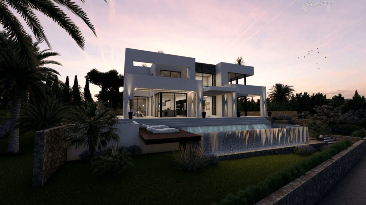 Robuste villa neuve à vendre à Benissa