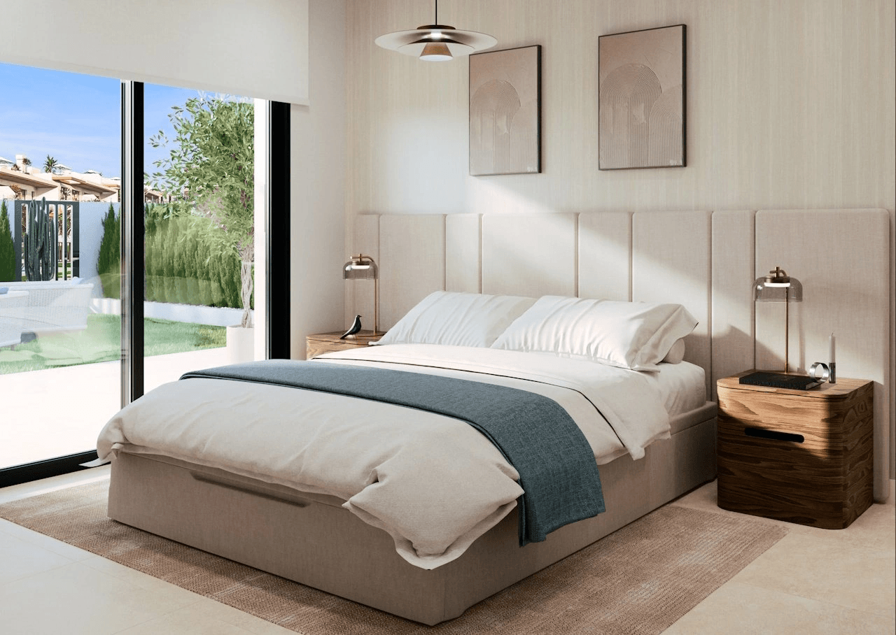 Penthouses avec 3 chambres, 2 salles de bain, terrasse sur le toit, parking privé, piscines communes et jacuzzis chauffés