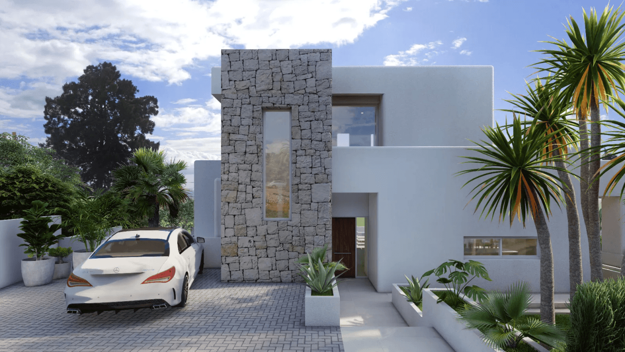 Villa moderne avec vue sur la mer à vendre à Baladrar, Benissa