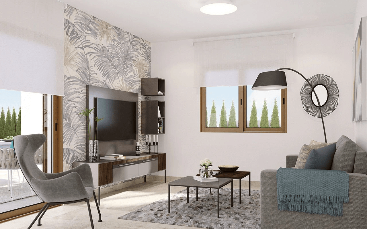 Villas mitoyennes de 3 chambres à coucher avec toit-terrasse avec vue sur la mer et piscine privée en option à seulement 400 m de la plage