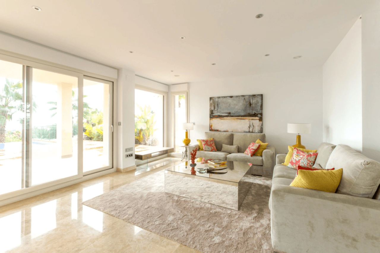 Luxueuse villa moderne avec vue sur la mer à vendre à Moraira