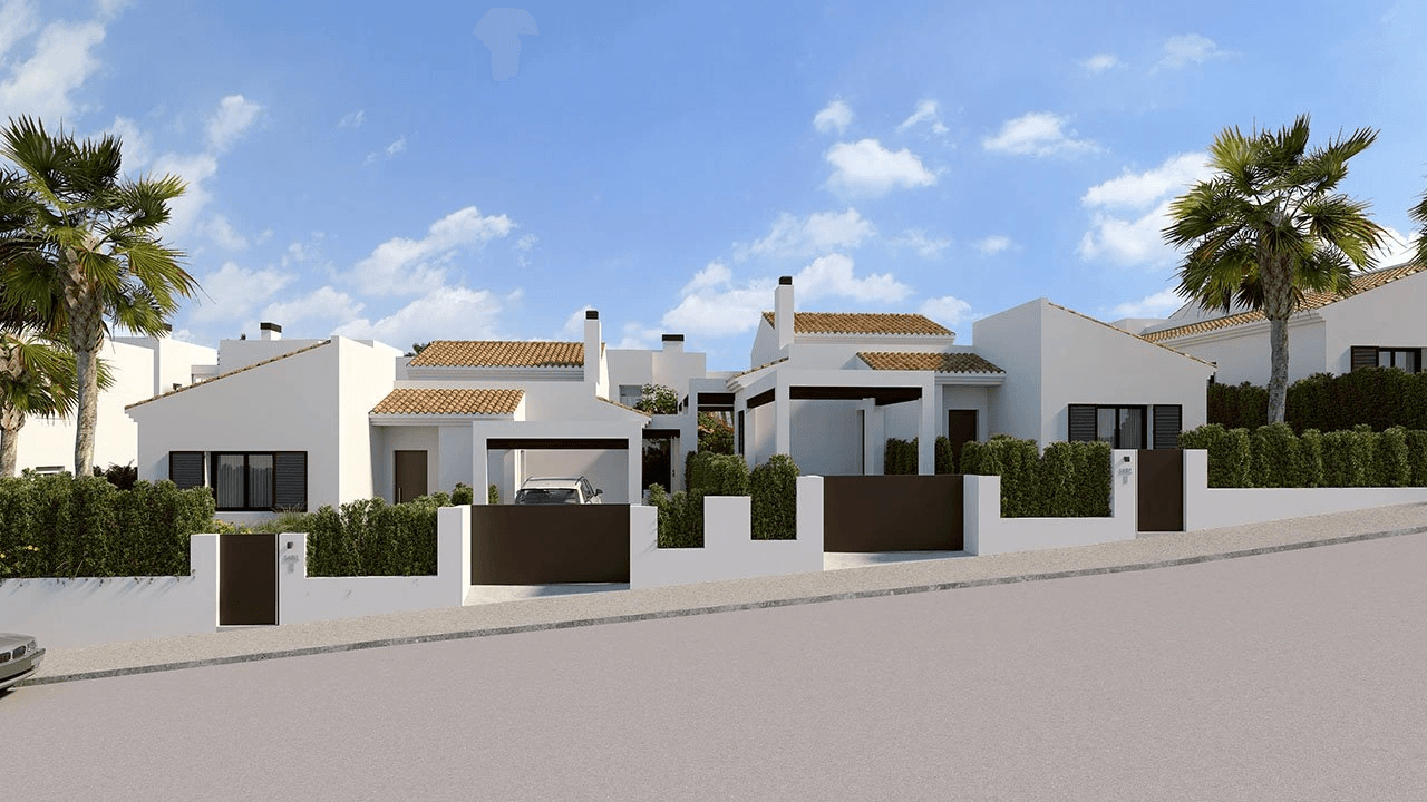 Villas élégantes de 3 chambres à coucher, 2 salles de bain, air conditionné et piscine privée dans un complexe de golf