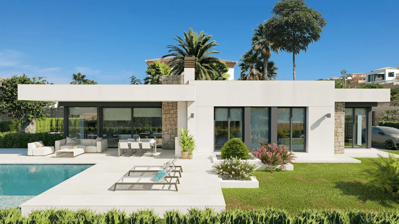 Proyecto de villa moderna en venta, Calpe
