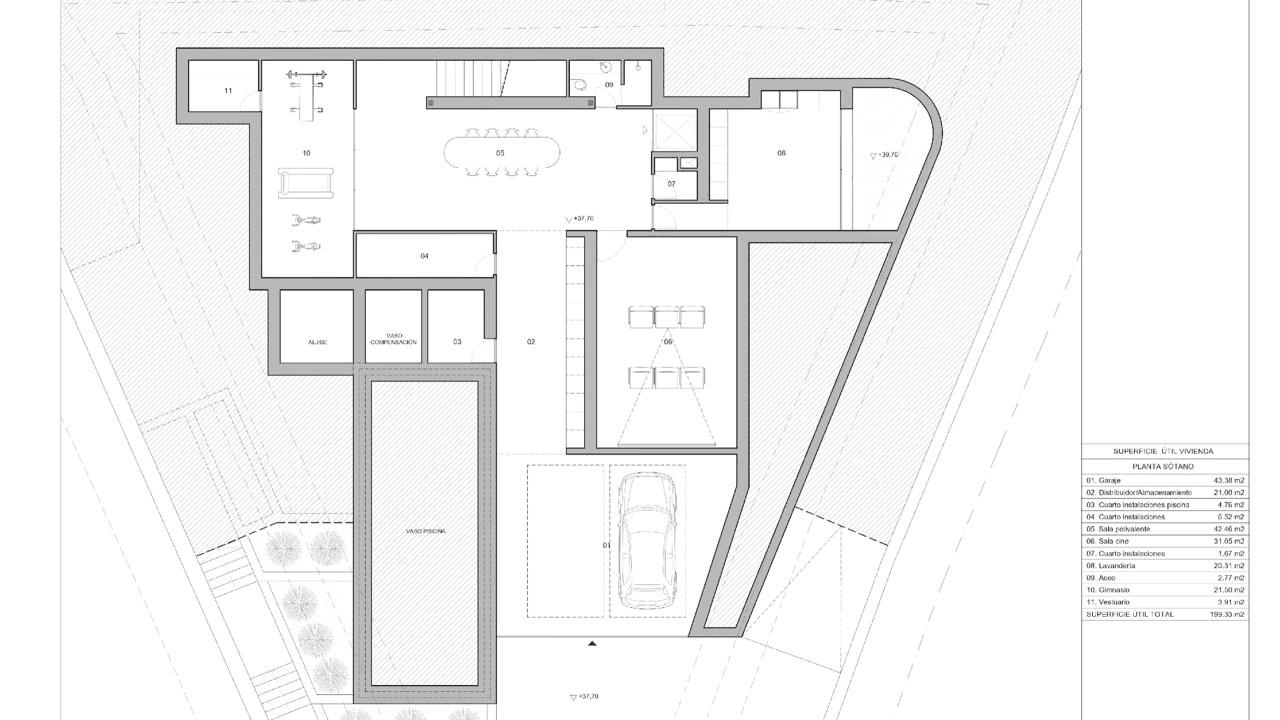 Projet de superbe villa moderne à vendre à Moraira