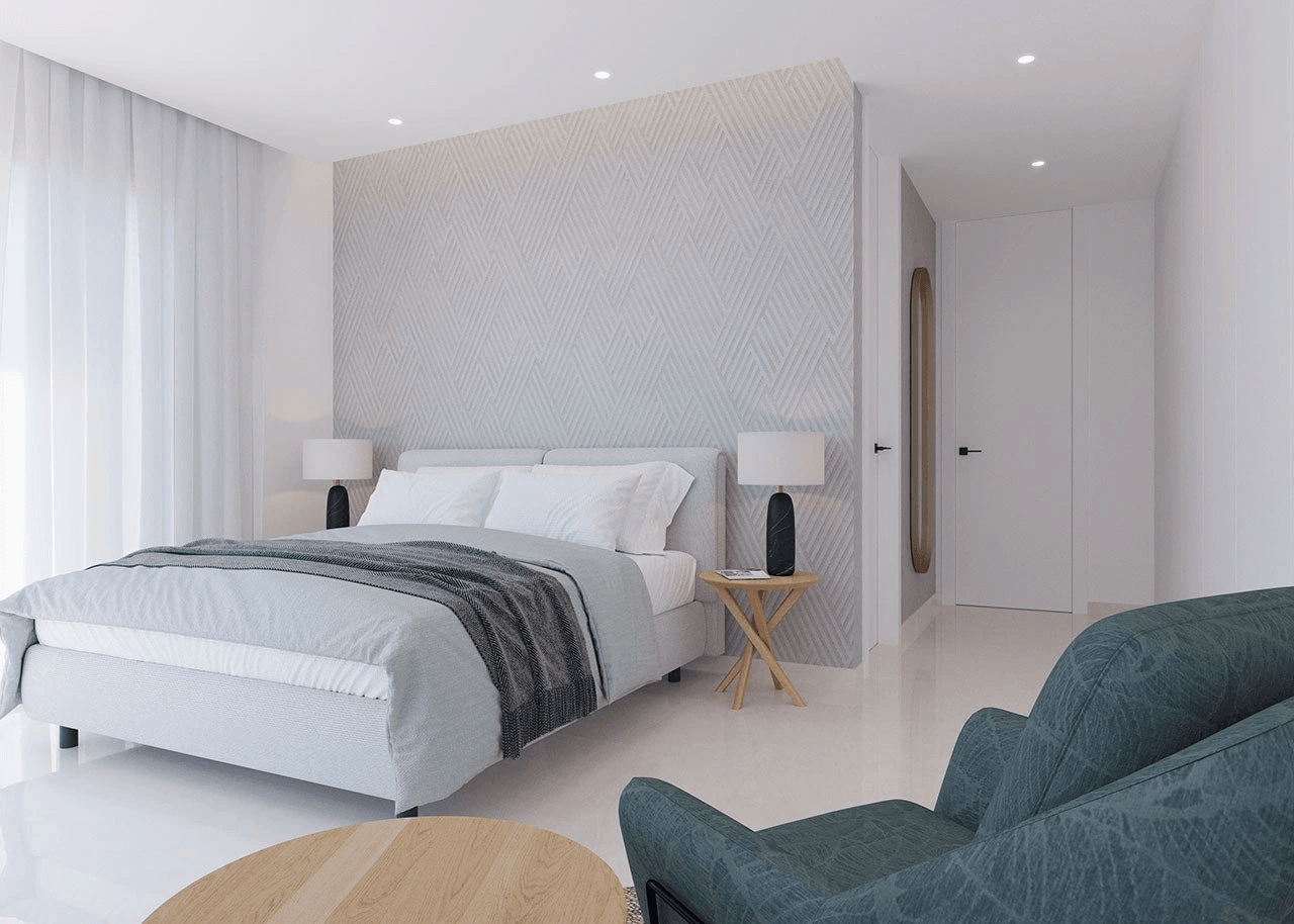 Villas exclusives avec 3 chambres à coucher, 3 salles de bains, piscine privée, cave/garage et vue sur la mer