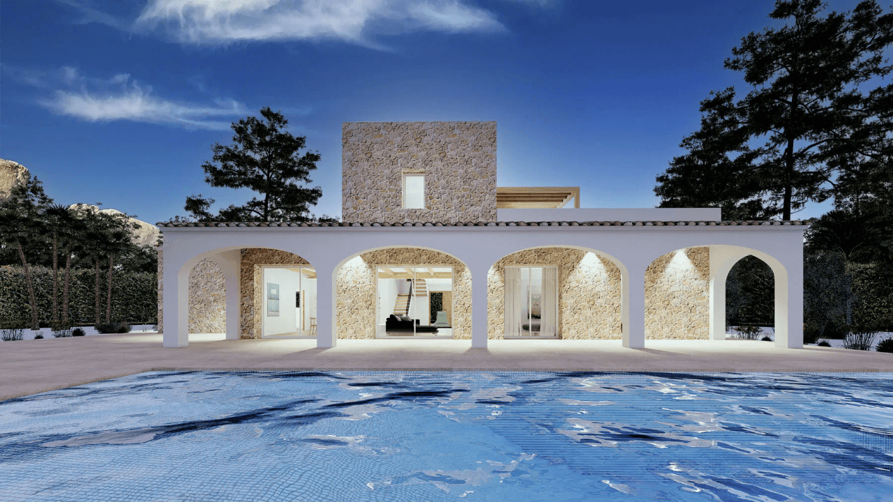 Projet de finca de luxe à vendre à Benissa