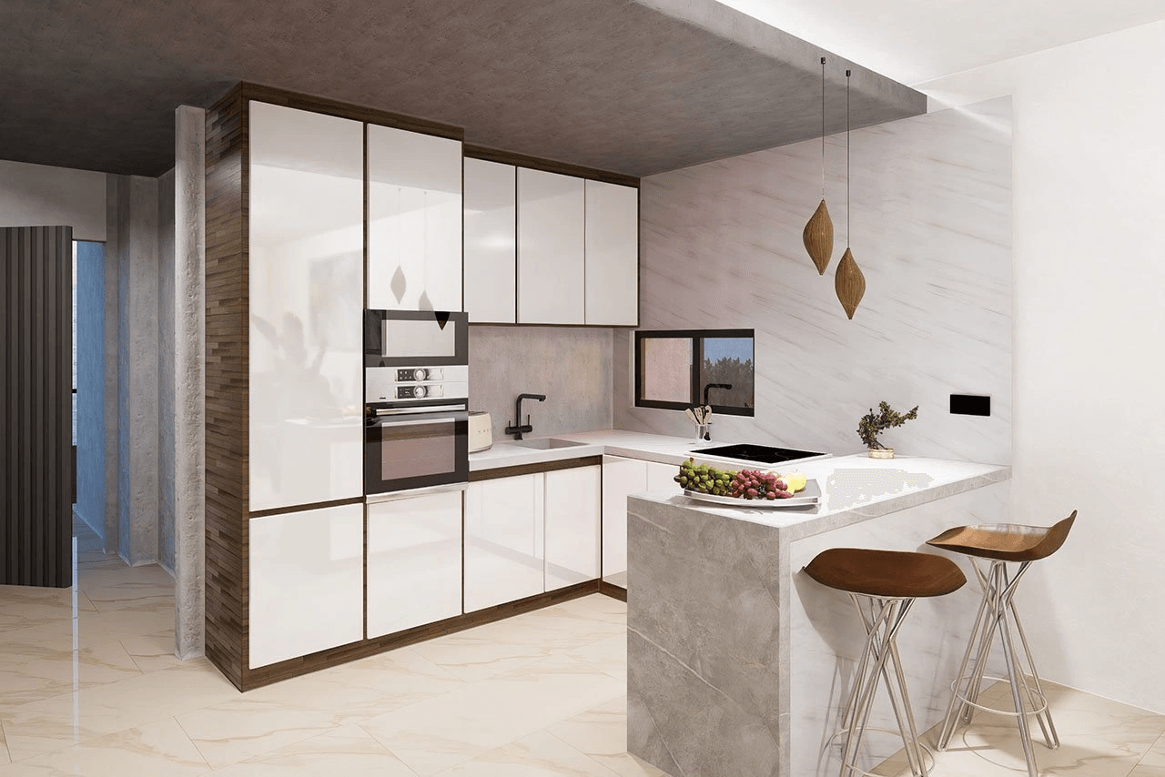 Villas avec 3 chambres, 2 salles de bains et terrasse sur le toit dans un merveilleux complexe de golf