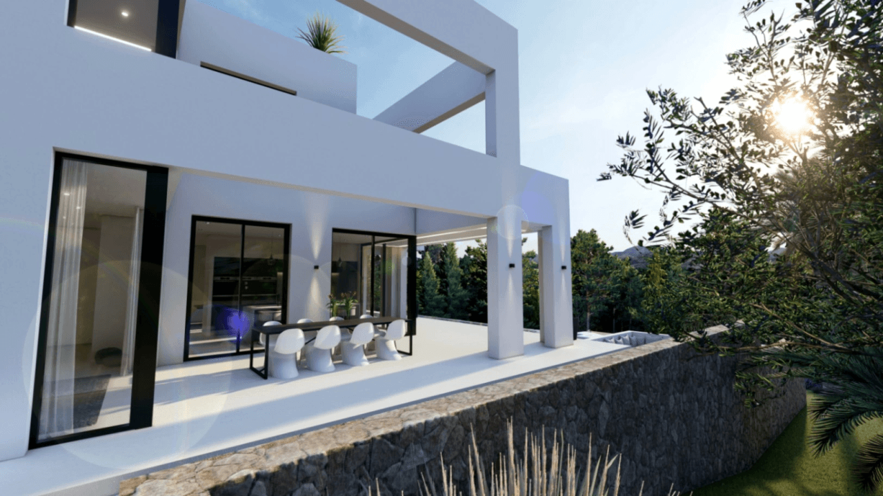 Robuste villa neuve à vendre à Benissa