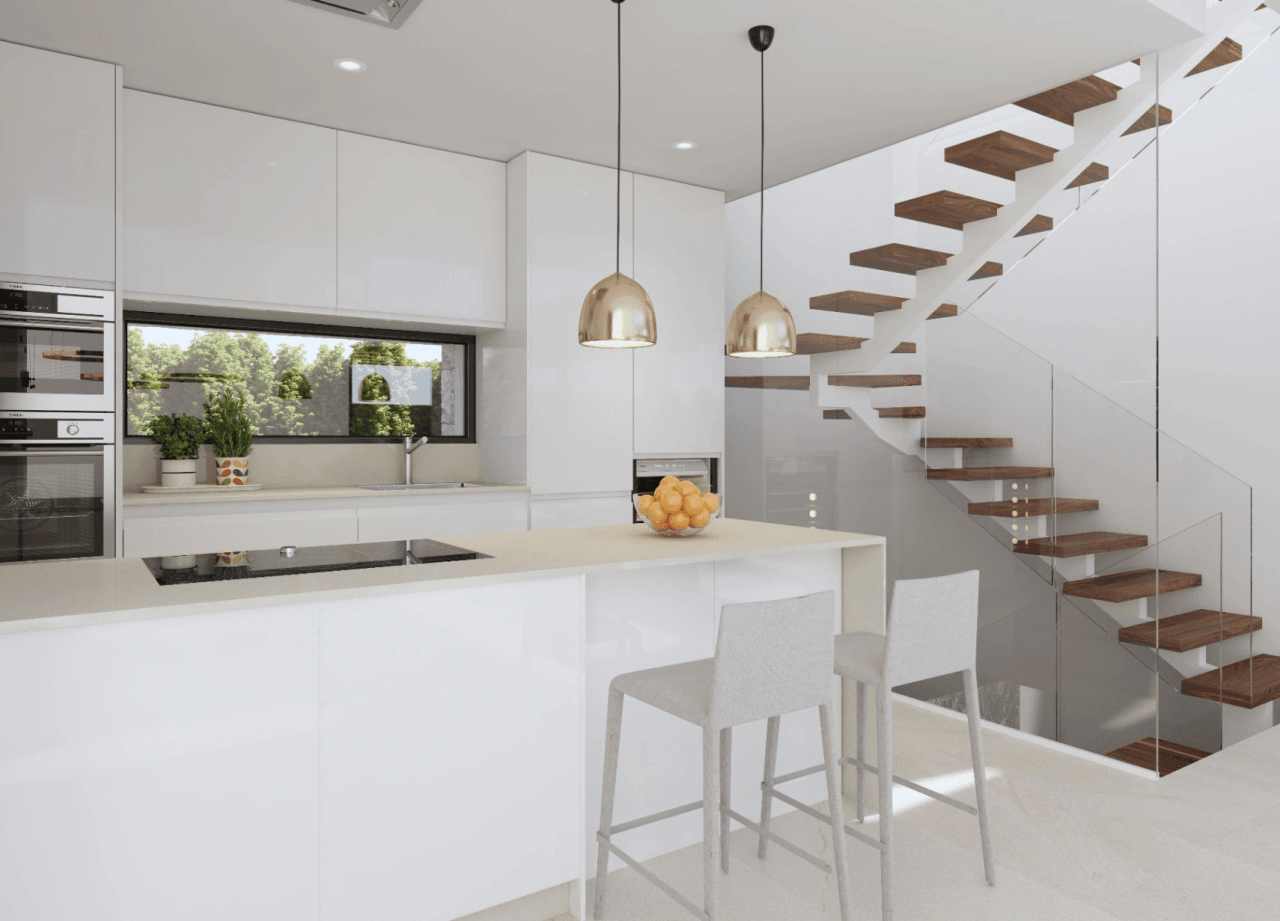 Nouvelles villas avec vue sur la mer à vendre à Finestrat