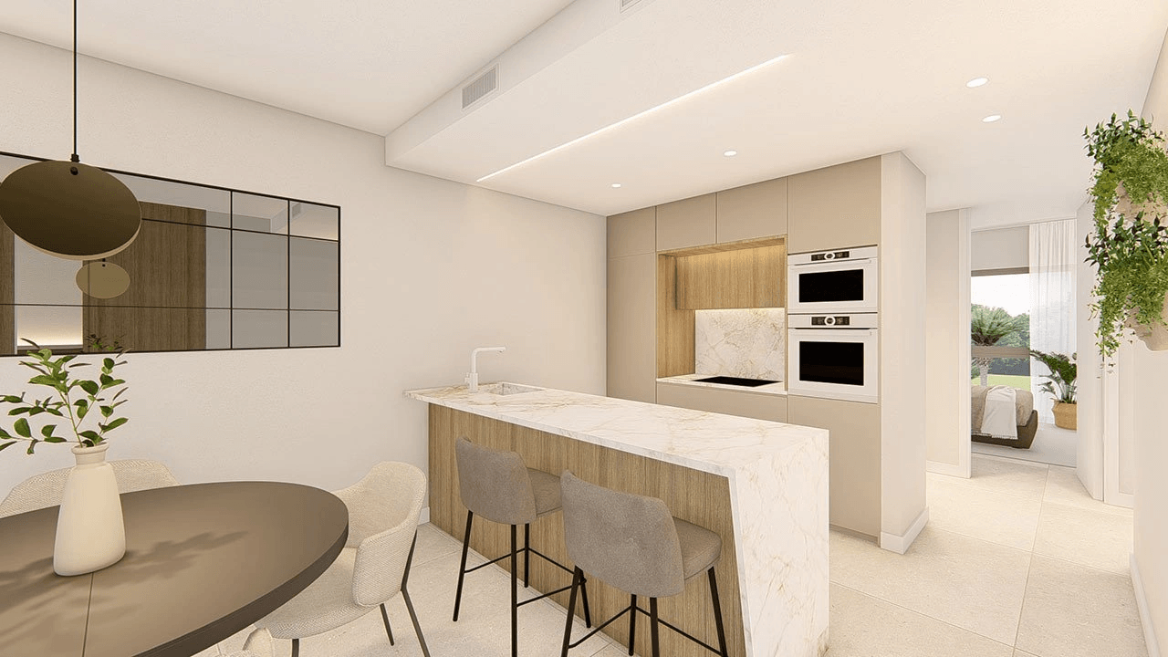 Penthouses de 3 chambres y 2 salles de bain dans un complexe privé avec piscine communautaires