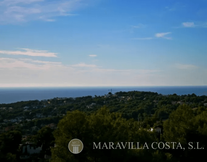 Grundstück mit herrlicher Aussicht in Benimeit - Moraira