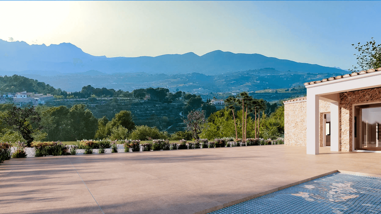Projet de finca de luxe à vendre à Benissa