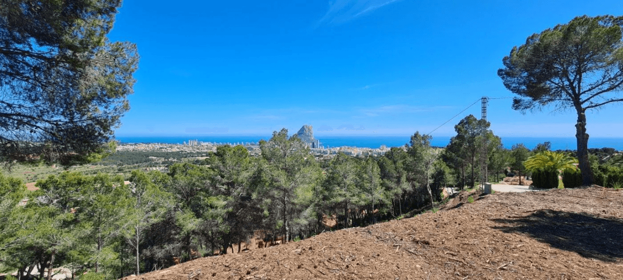 GRAND TERRAIN AVEC VUE PANORAMIQUE À CALPE