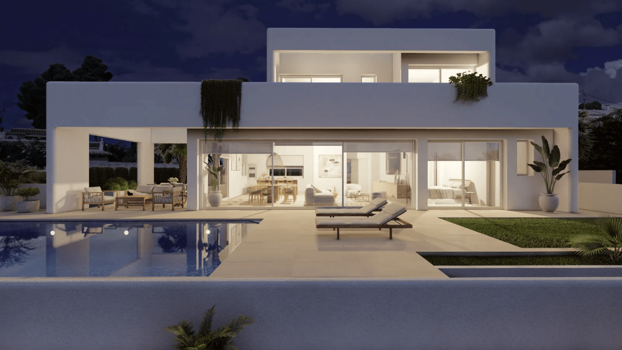 Villa moderne avec vue sur la mer à vendre à Baladrar, Benissa