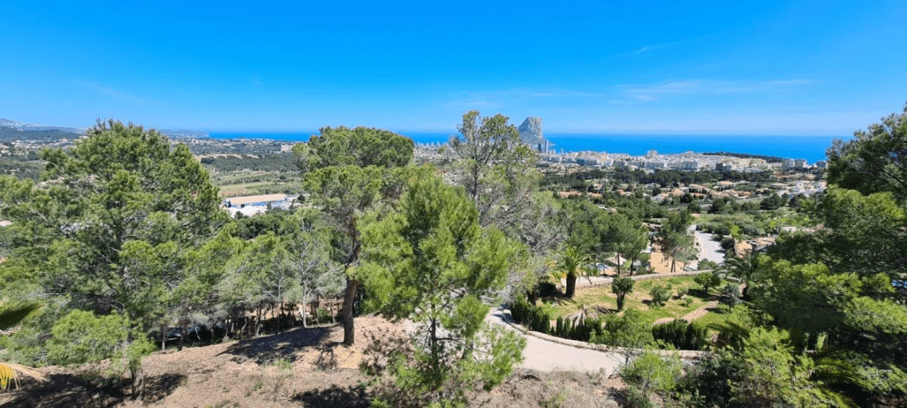 GRAN PARCELA CON VISTAS PANORÁMICAS EN CALPE
