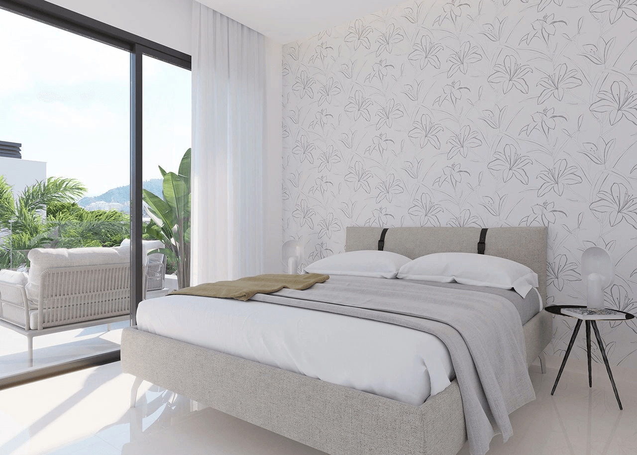 Villas exclusives avec 3 chambres à coucher, 3 salles de bains, piscine privée, cave/garage et vue sur la mer