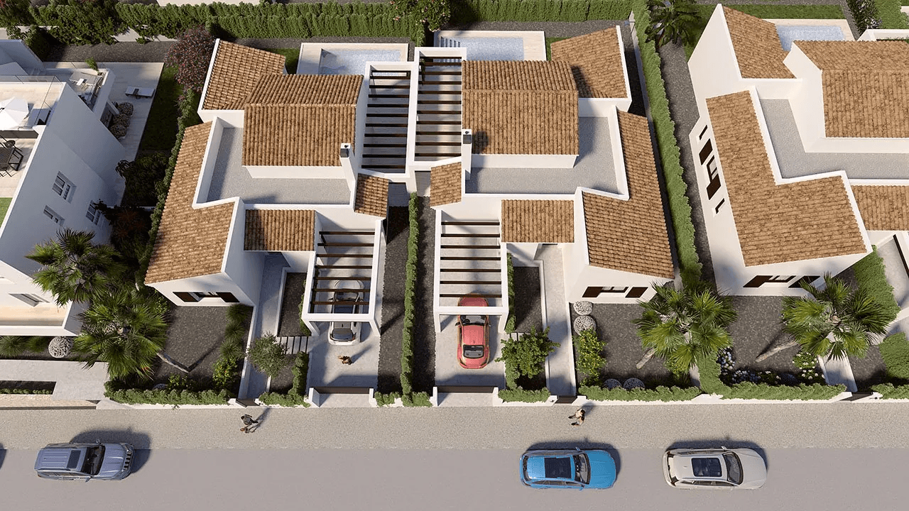 Villas élégantes de 3 chambres à coucher, 2 salles de bain, air conditionné et piscine privée dans un complexe de golf