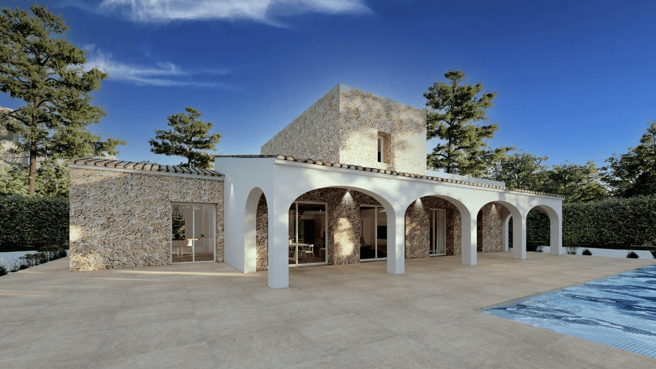 Projet de finca de luxe à vendre à Benissa