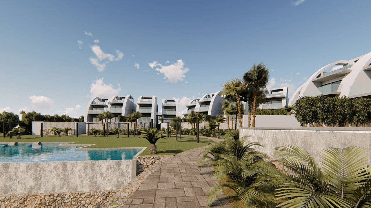 Appartements fantastiques au rez-de-chaussée avec vue sur la mer et piscine privée dans un merveilleux complexe avec piscine intérieure chauffée
