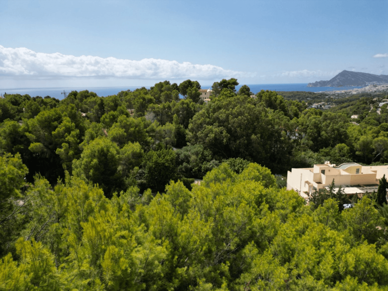 En construction : villa de luxe à Altea