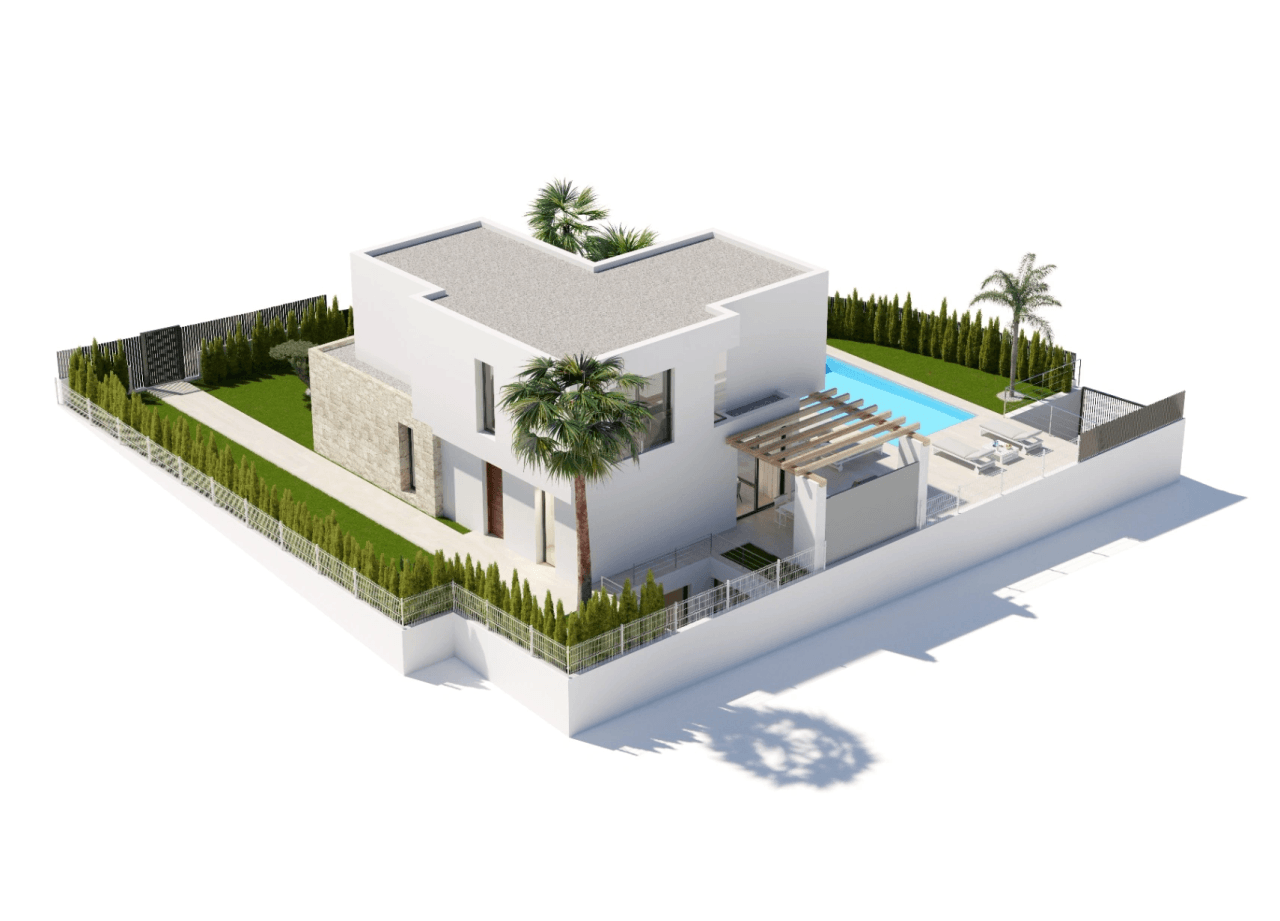 Villa nouvelle construction vue mer à vendre à Finestrat