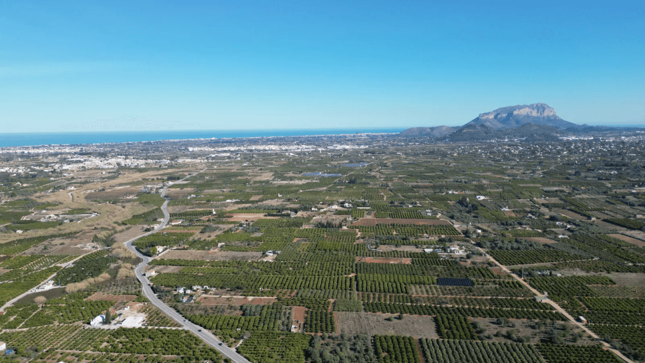 Gran y soleada parcela con más de 15.000m2 en Benidoleig