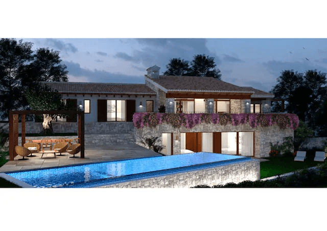 Modern projet de villa avec vue sur mer à vendre à Benitachell