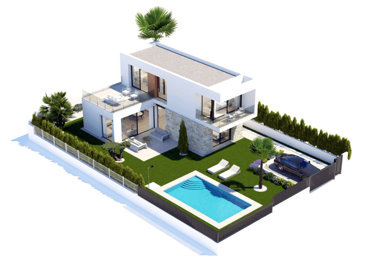 Villas modernes avec vue sur la mer à vendre à Finestrat