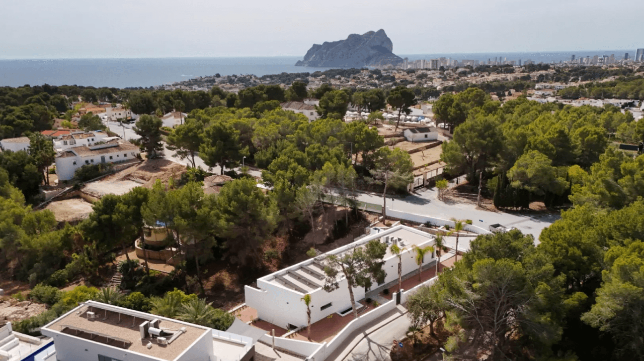 Villa moderne clé en main à vendre avec vue sur la mer à Benissa