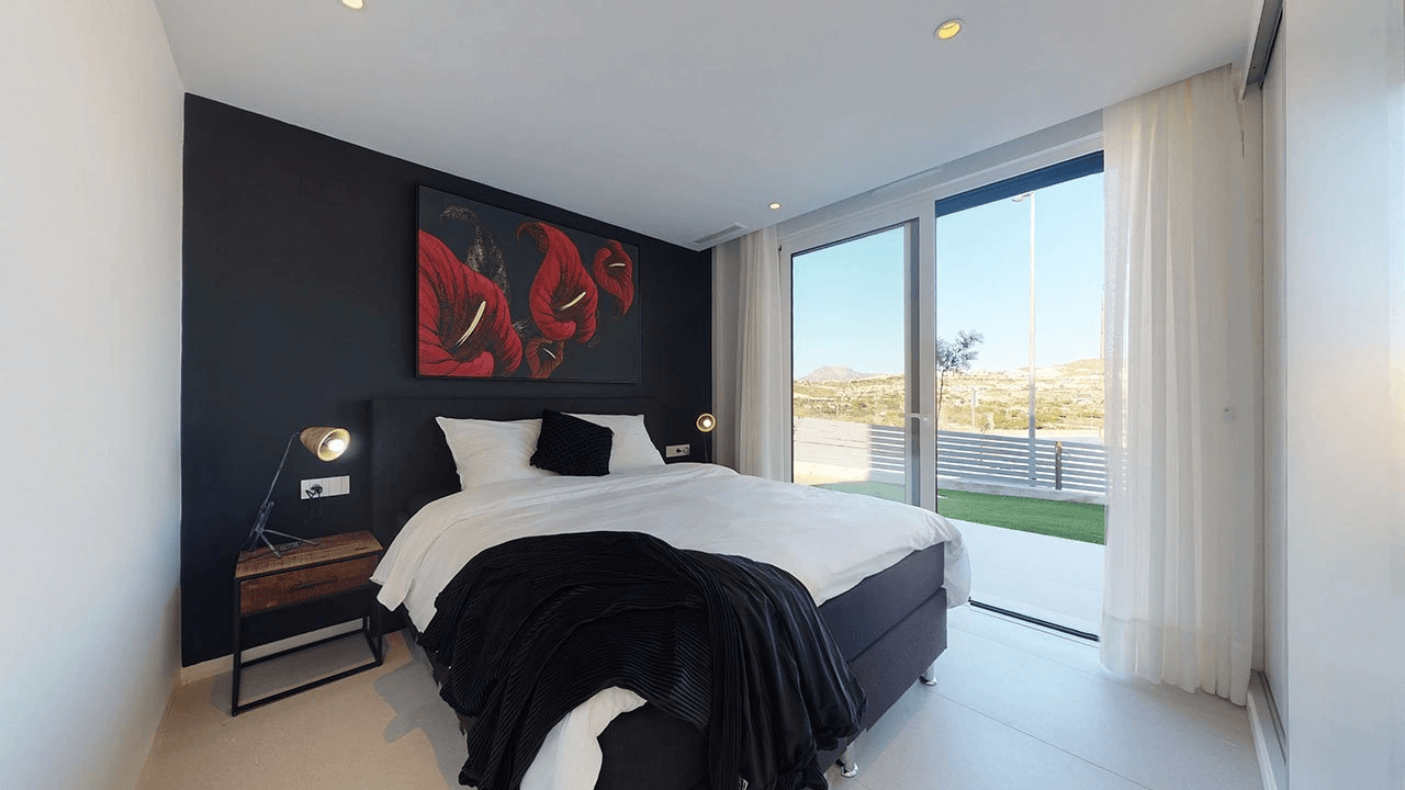 Merveilleuses villas avec 3 chambres, 3 salles de bain, toit-terrasse, vue sur la mer et piscine privée