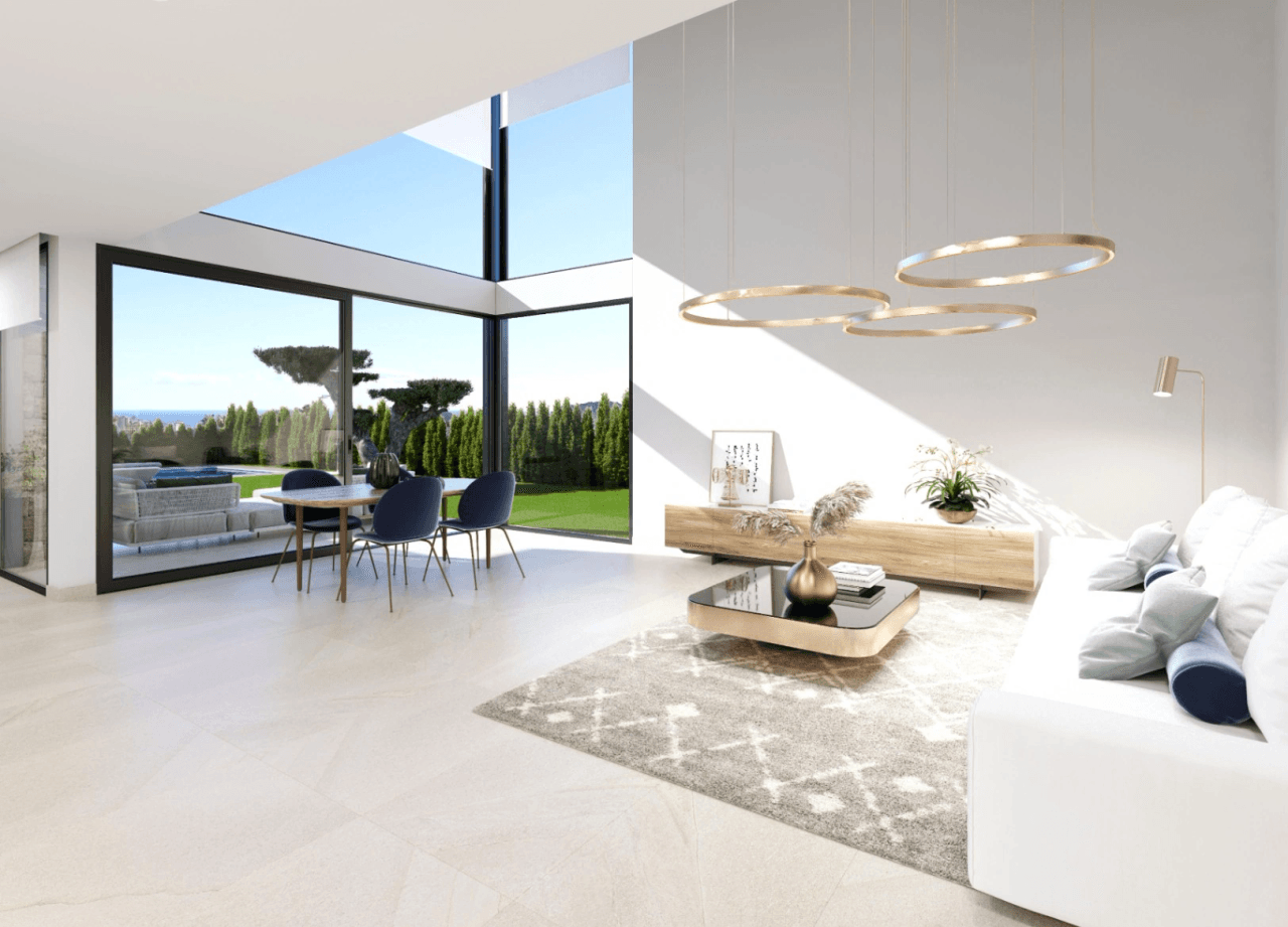 Nouvelles villas avec vue sur la mer à vendre à Finestrat