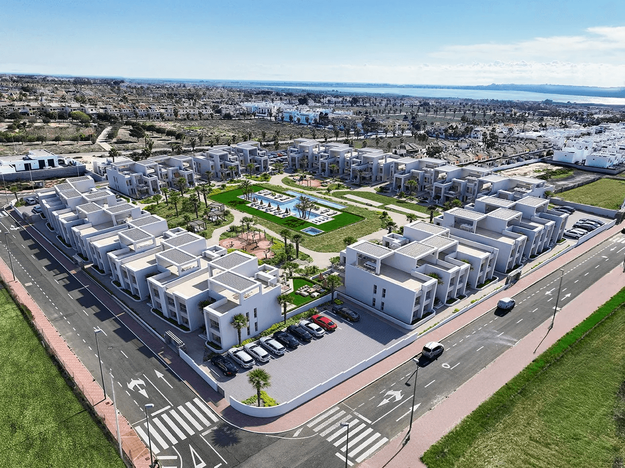 Penthouses de 2 chambres y 2 salles de bain dans un complexe privé avec piscine communautaires