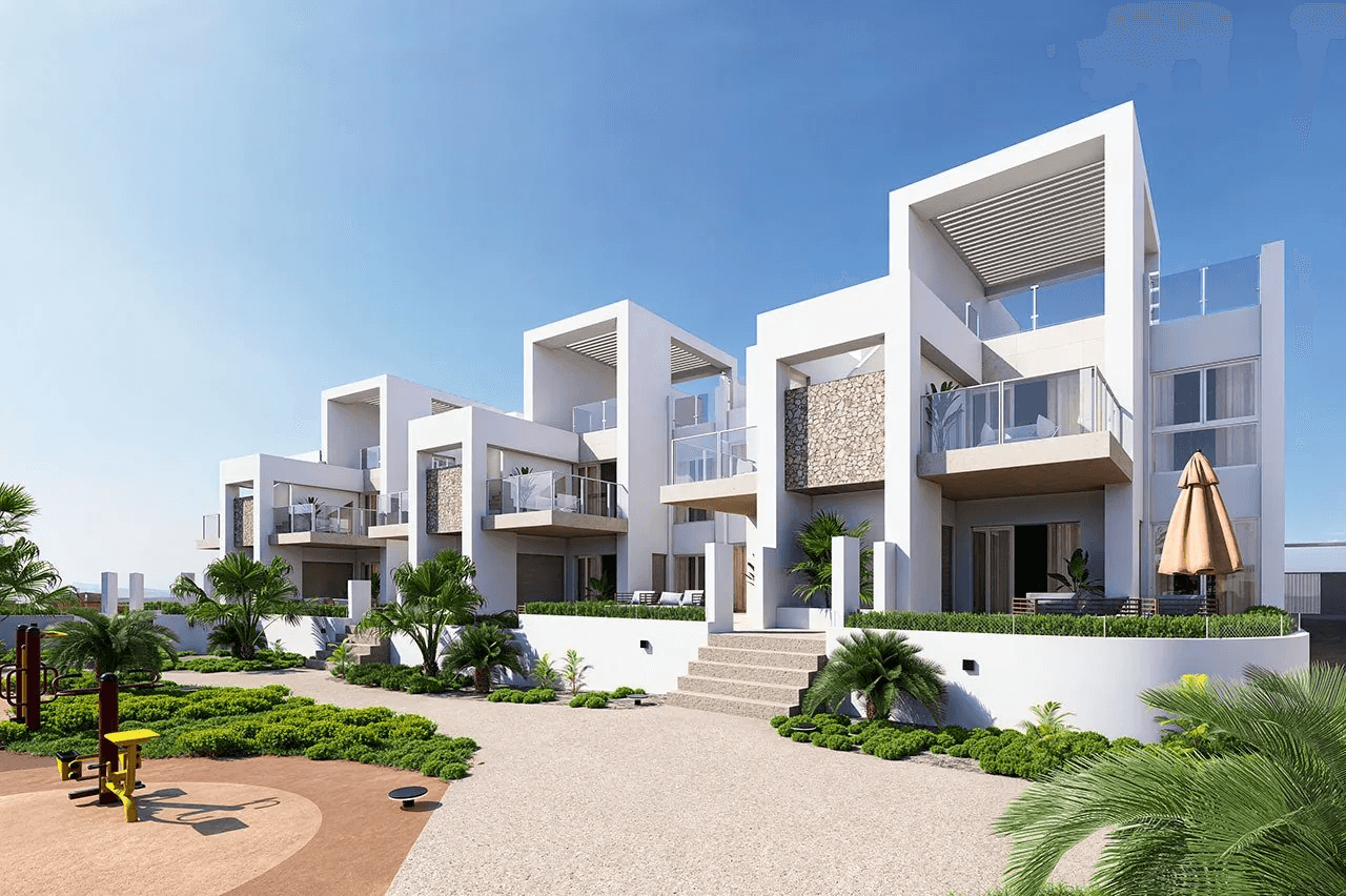 Penthouses de 2 chambres y 2 salles de bain dans un complexe privé avec piscine communautaires