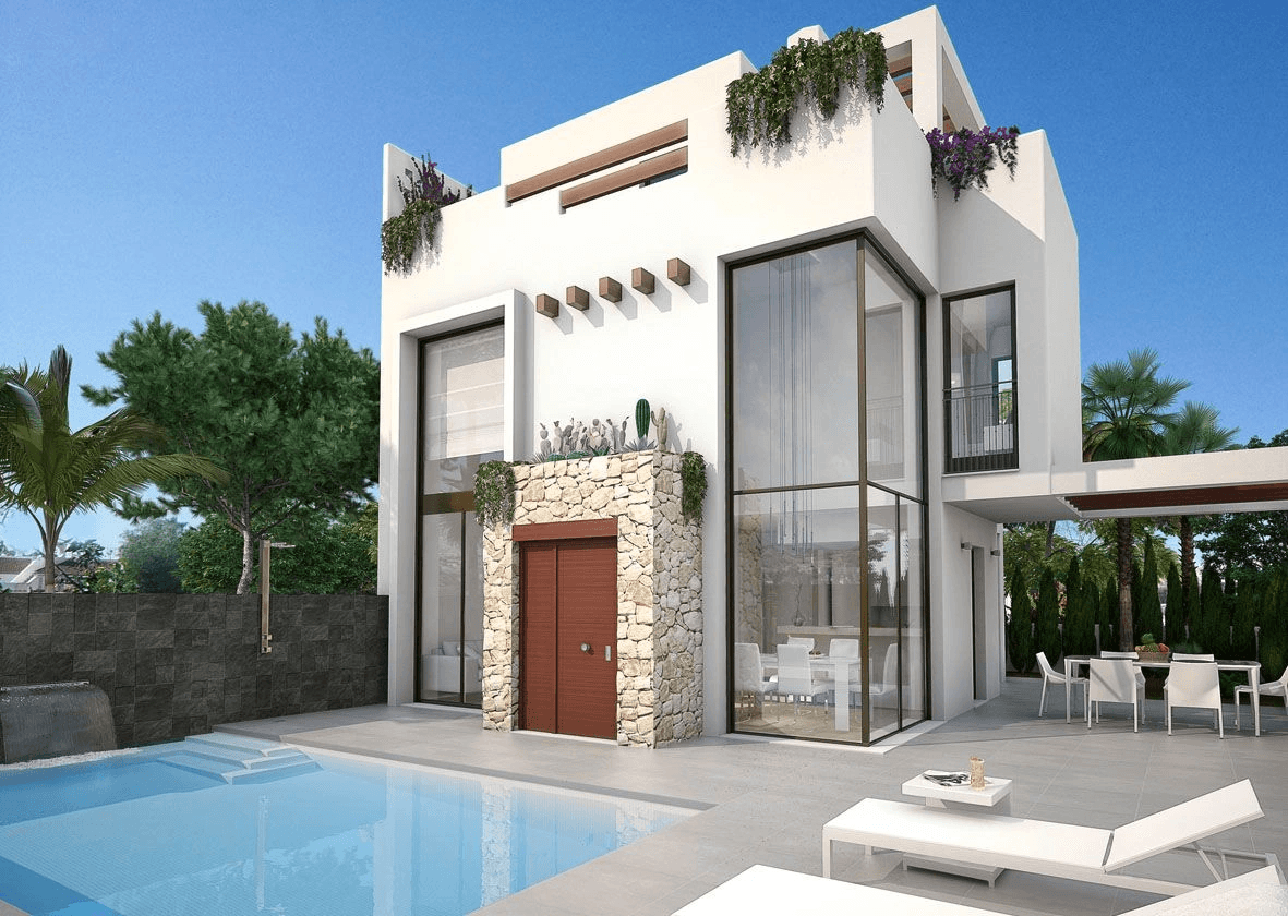 Villas de luxe de 2 - 3 chambres et piscine privée à seulement 500 m de la plage