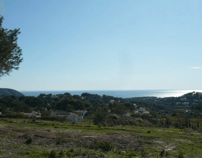 Parcelles à bâtir avec vue mer en vente à Moraira