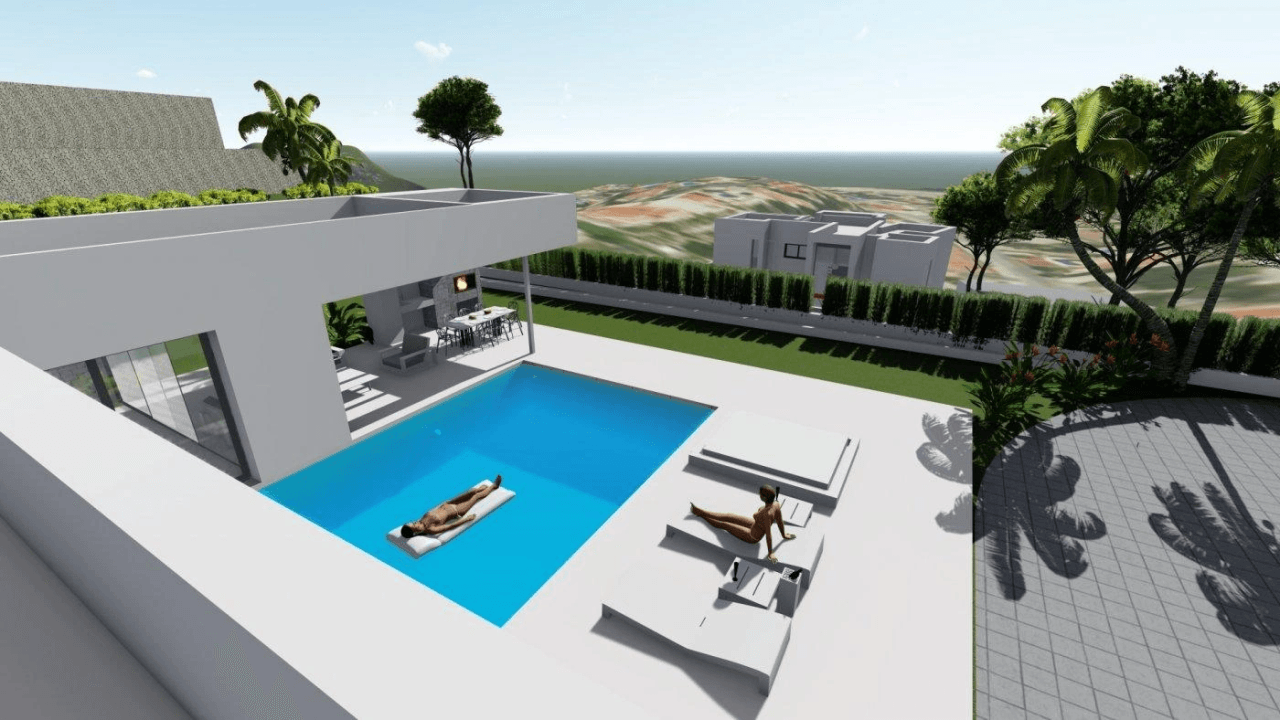 PROJET VILLA AVEC PISCINE À CALPE À VENDRE