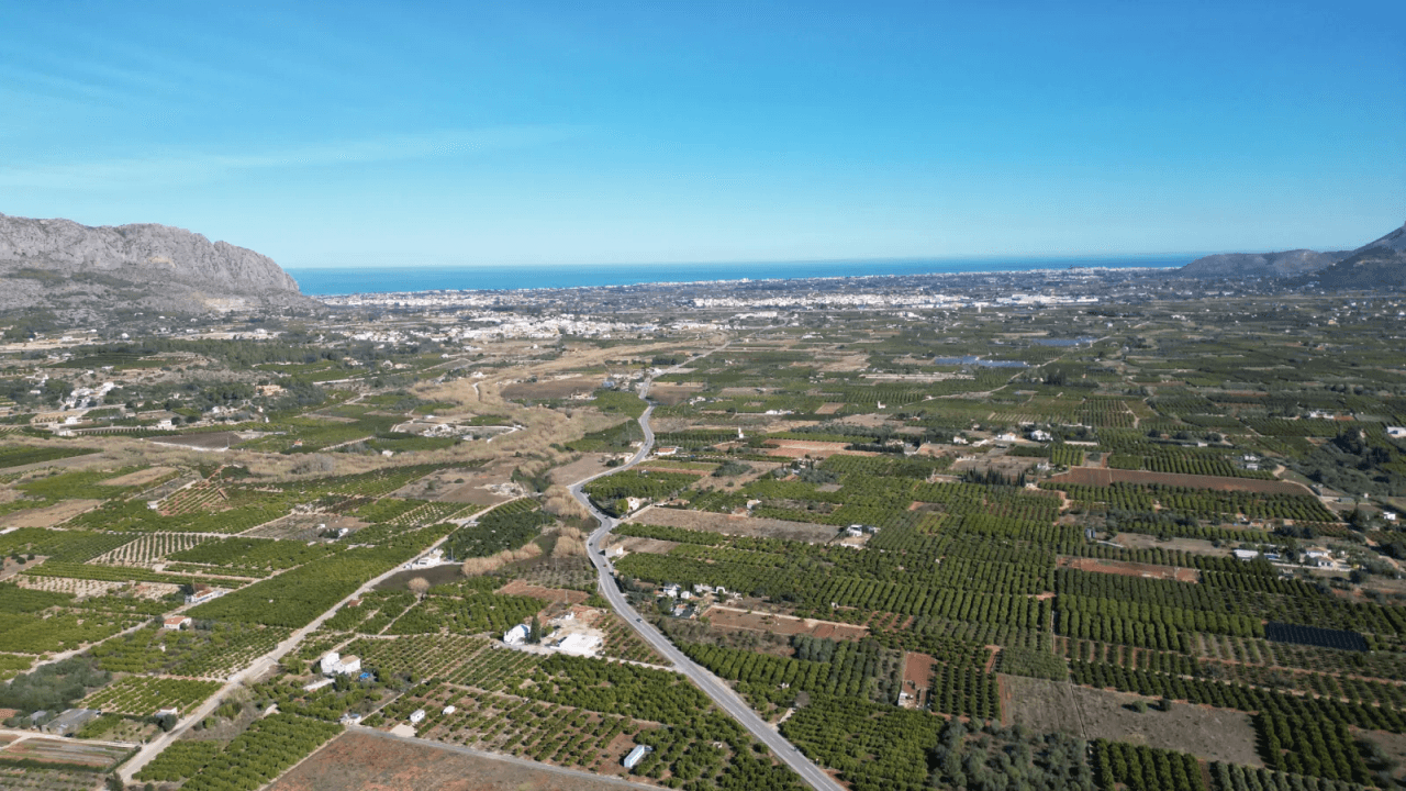 Gran y soleada parcela con más de 15.000m2 en Benidoleig