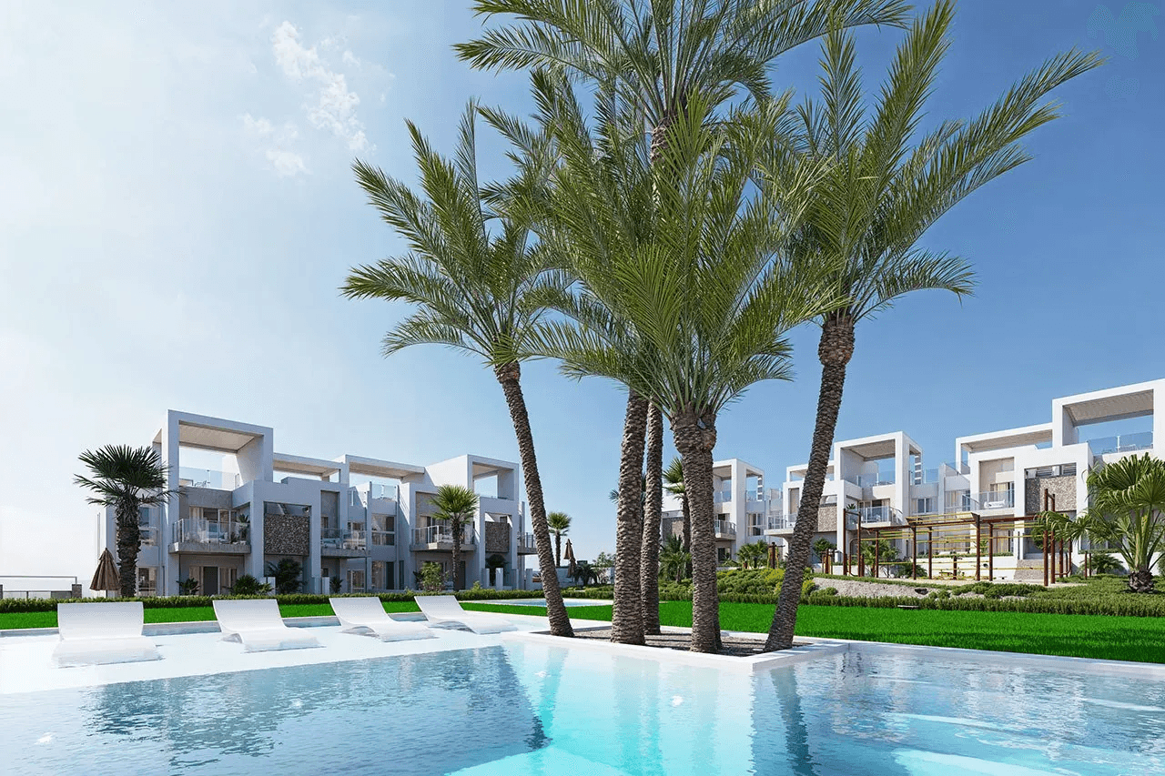 Penthouses de 2 chambres y 2 salles de bain dans un complexe privé avec piscine communautaires
