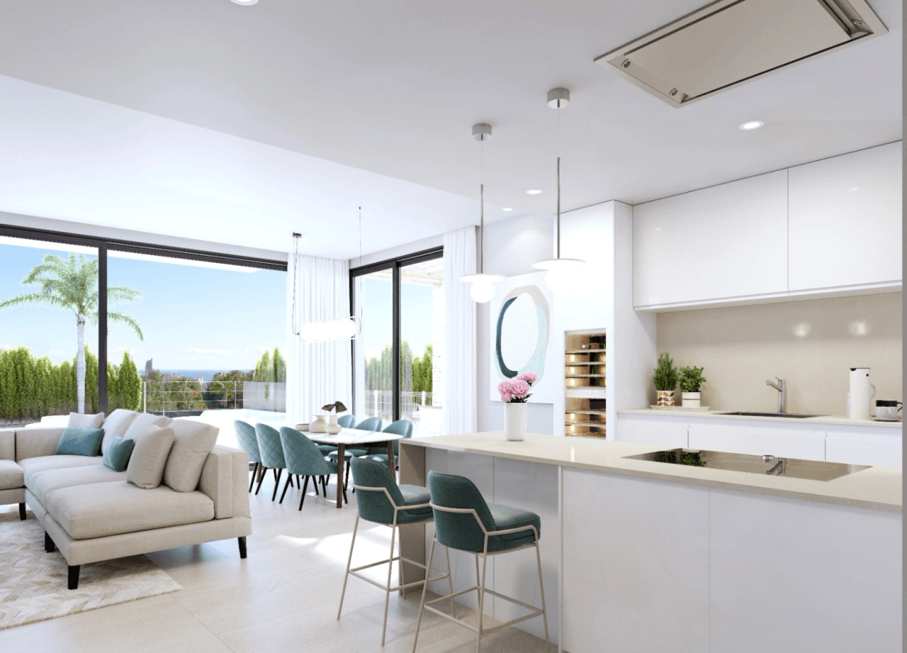 Villa nouvelle construction vue mer à vendre à Finestrat